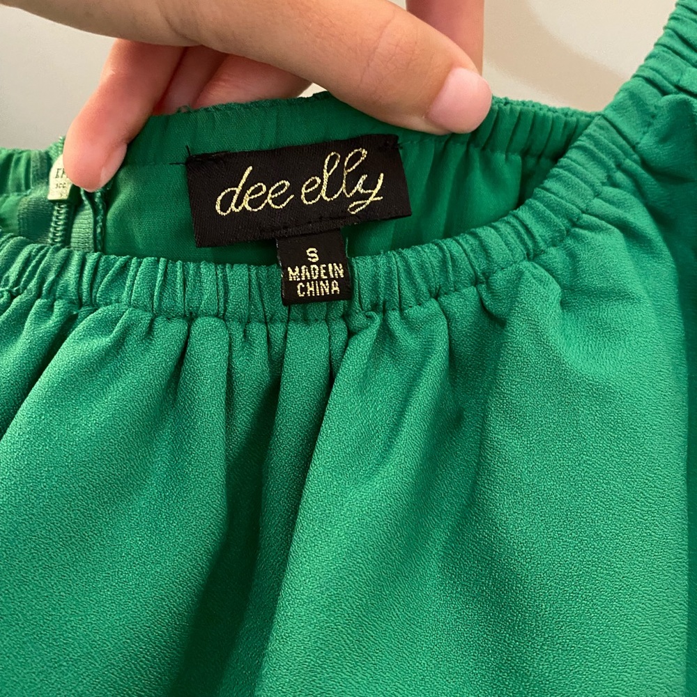 Green Ruffle Dress! - Picture 4 of 4